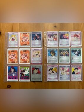 Vintage Sailor Moon Trading Card Game (TCG) Card Lot